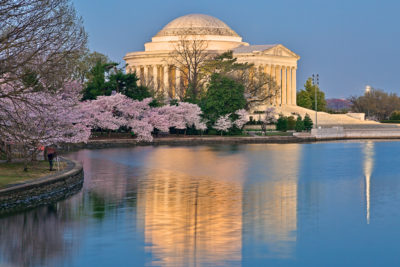 <br />
Long exposure photo featuring the Jefferson Memorial in Washington DC, USA. Captured at dawn right before sunrise during the peak season of cherry blossoms. Also an HDR composite from multiple exposures.
<br /><br />
Available at web resolution under a Creative Commons license on condition of including credits and a link back to the <b><u><a href='http://freestock.ca/americas_g98-jefferson_dawn_memorial__hdr_p4666.html' title='Jefferson Dawn Memorial' target='_blank'>same image</a></u></b> from my sister website <b><u><a href='http://freestock.ca' title='freestock.ca' target='_blank'>freestock.ca</a></u></b>. For purchasing a license of this image at much higher resolution or without credit requirements, please feel free to <b><u><a href='http://somadjinn.com/theme-options/contact/' title='contact' target='_blank'>contact me</a></u></b>, I am open to discuss fair pricing for using my work in a wide variety of applications.