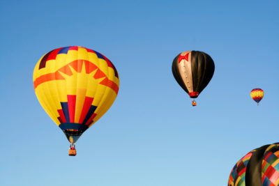 <br />
Hot air balloons in flight. 
<br /><br />
Available at web resolution under a Creative Commons license on condition of including credits and a link back to the <b><u><a href='http://freestock.ca/air_balloons_g75-hot_air_balloons_p755.html' title='Vibrant Hot Air Balloons' target='_blank'>same image</a></u></b> from my sister website <b><u><a href='http://freestock.ca' title='freestock.ca' target='_blank'>freestock.ca</a></u></b>. For purchasing a license of this image at much higher resolution or without credit requirements, please feel free to <b><u><a href='http://somadjinn.com/theme-options/contact/' title='contact' target='_blank'>contact me</a></u></b>, I am open to discuss fair pricing for using my work in a wide variety of applications.