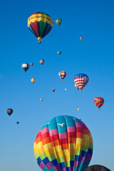 <br />
Hot air balloons in flight.
<br /><br />
Available at web resolution under a Creative Commons license on condition of including credits and a link back to the <b><u><a href='http://freestock.ca/air_balloons_g75-hot_air_balloons_p3447.html' title='Vibrant Hot Air Balloons' target='_blank'>same image</a></u></b> from my sister website <b><u><a href='http://freestock.ca' title='freestock.ca' target='_blank'>freestock.ca</a></u></b>. For purchasing a license of this image at much higher resolution or without credit requirements, please feel free to <b><u><a href='http://somadjinn.com/theme-options/contact/' title='contact' target='_blank'>contact me</a></u></b>, I am open to discuss fair pricing for using my work in a wide variety of applications.