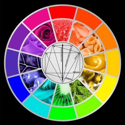 <br />
Color wheel graphic stylized with some of my own photos.
<br /><br />
Available at web resolution under a Creative Commons license on condition of including credits and a link back to the <b><u><a href='http://freestock.ca/conceptual_g65-stylized_color_wheel_p1889.html' title='Stylized Color Wheel' target='_blank'>same image</a></u></b> from my sister website <b><u><a href='http://freestock.ca' title='freestock.ca' target='_blank'>freestock.ca</a></u></b>. For purchasing a license of this image at much higher resolution or without credit requirements, please feel free to <b><u><a href='http://somadjinn.com/theme-options/contact/' title='contact' target='_blank'>contact me</a></u></b>, I am open to discuss fair pricing for using my work in a wide variety of applications.